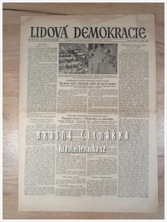 LIDOVÁ DEMOKRACIE 05-06-1947, Spojené státy odmítají zničit atomové pumy