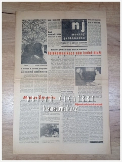 NOVINY JABLONECKA 15-05-1968 (Jablonec nad Nisou)