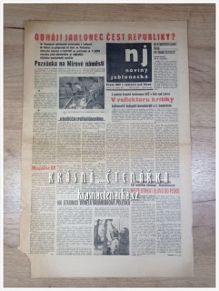 NOVINY JABLONECKA 24-04-1968 (Jablonec nad Nisou)