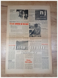 NOVINY JABLONECKA 03-07-1968 (Jablonec nad Nisou)