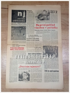 NOVINY JABLONECKA 18-04-1968 (Jablonec nad Nisou)