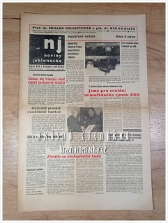 NOVINY JABLONECKA 10-14-1968 (Jablonec nad Nisou)