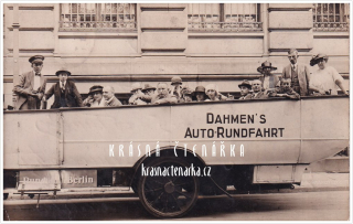 VYHLÍDKOVÝ AUTOBUS, Dahmen's Auto-Rundfahrt, Berlin