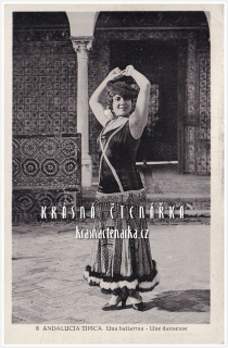 DÁMA / ŽENA v kroji andaluském