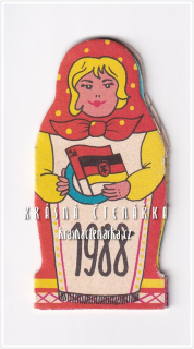 Kalendář MATRJOŠKA 1988