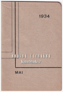 KALENDÁŘ MAI 1934