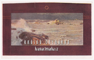 REKLAMNÍ pohlednice: Objednávka reprodukce obrazu Beneše Knüpfera "Královna racků"