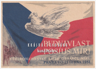 1. ČESKOSLOVENSKÝ SJEZD OBRÁNCŮ MÍRU 1951