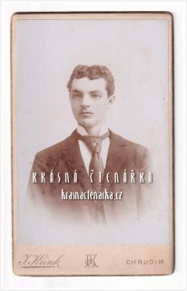 Fotografická vizitka: DŽENTLMEN (Atelier Jindřich Krink, Chrudim)