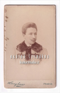 Fotografická vizitka: DŽENTLMEN (Atelier Jan F. Langhans, Praha)