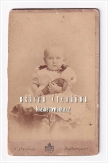 Fotografická vizitka: BATOLÁTKO (Atelier Carl Pietzner, Teplice)