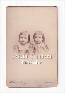 Fotografická vizitka: DÍVENKY (Atelier Jan F. Langhans, Praha)