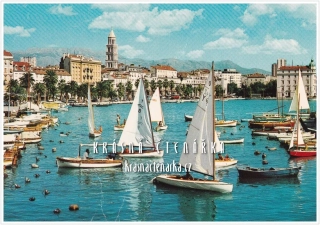 LODĚ v přístavu Split