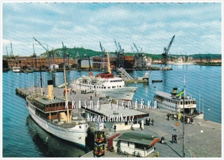 LODĚ v přístavu Göteborg