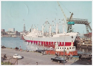 LODĚ v přístavu Hamburg