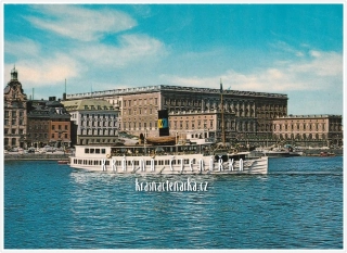 LODĚ v přístavu Stockholm