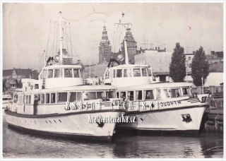 LODĚ v přístavu Štětín