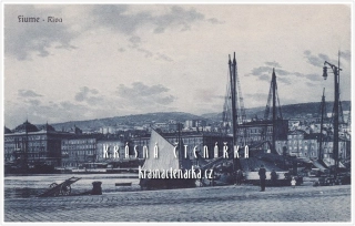 LODĚ v přístavu Fiume - Riva