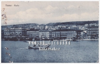 LODĚ v přístavu Fiume - Porto