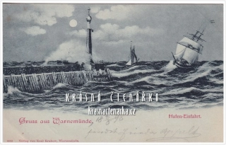LODĚ v přístavu Warnemünde