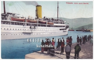 LODĚ v přístavu Trieste / Terst