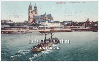 LODĚ v přístavu Magdeburg