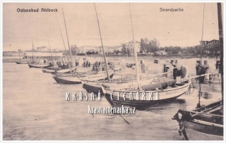 LODĚ v přístavu Ahlbeck