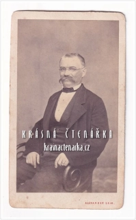 Fotografická vizitka: DŽENTLMEN (Atelier Alexander Seik, Tábor)