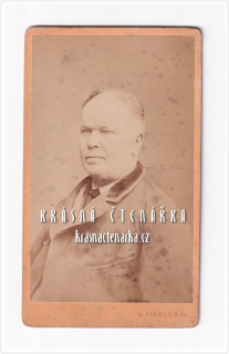 Fotografická vizitka: DŽENTLMEN (Atelier Hynek Fiedler, Praha)