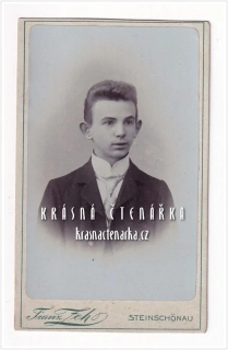 Fotografická vizitka: DŽENTLMEN (Atelier Franz Zeh, Kamenický Šenov)