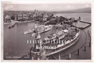 LODĚ v přístavu Lindau