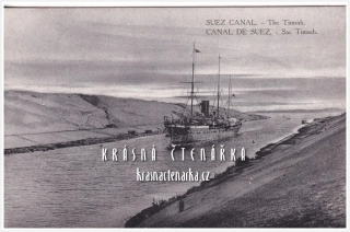 LODĚ v Suezském průplavu