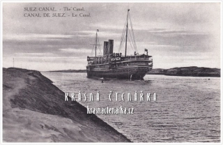 LODĚ v Suezském průplavu