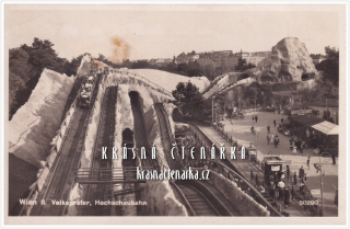 WIEN - VÍDEŇ, Volksprater, Hochschaubahn