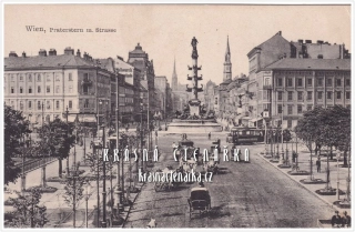 WIEN - VÍDEŇ, Praterstern m. Strasse
