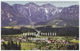 BAD GOISERN mit dem Kalmberg, Salzkammergut