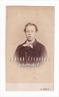 Fotografická vizitka: DŽENTLMEN (Atelier A. Stretti, Praha)