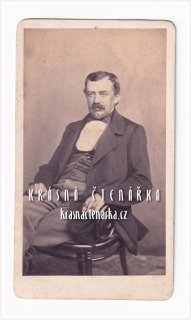 Fotografická vizitka: DŽENTLMEN (Atelier Alexander Seik, Tábor)