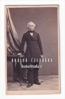 Fotografická vizitka: DŽENTLMEN (Atelier Gebrüder Winter, Praha)