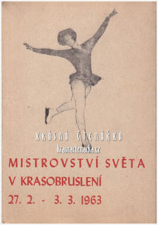 MISTROVSTVÍ SVĚTA V KRASOBRUSLENÍ 27.2. - 3.3. 1963, 12 ks