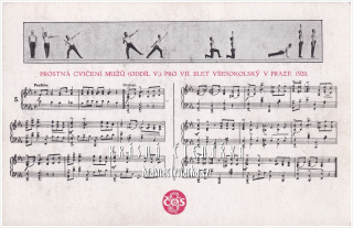 VII. SLET VŠESOKOLSKÝ V PRAZE 1920, Prostná cvičení mužů