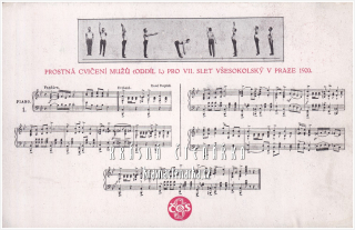 VII. SLET VŠESOKOLSKÝ V PRAZE 1920, Prostná cvičení mužů