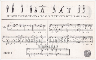 VI. SLET VŠESOKOLSKÝ V PRAZE 1912, Prostná cvičení členstva