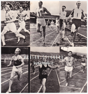 RŮZNÍ SPORTOVCI z olympiady v roce 1964, konvolut