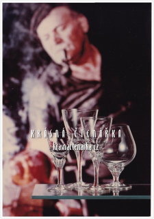 REKLAMNÍ pohlednice: BOHEMIA GLASS - GLASSEXPORT Liberec
