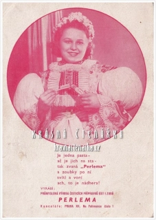 REKLAMNÍ pohlednice: PERLEMA