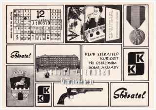 REKLAMNÍ pohlednice: KLUB SBĚRATELŮ KURIOZIT