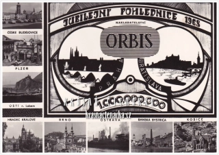 REKLAMNÍ pohlednice: 15 LET NAKLADATELSTVÍ ORBIS