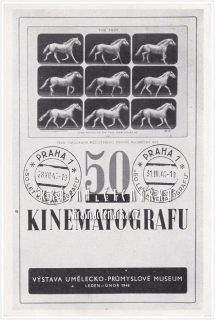 50 LET KINEMATOGRAFU, Výstava Umělecko-průmyslové muzeum 1946