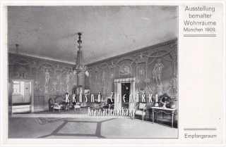 AUSSTELLUNG bemalter Wohnräume MÜNCHEN 1909